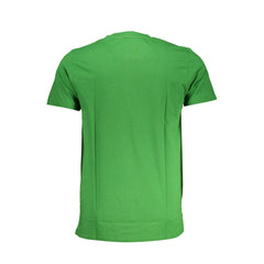 Cavalli Class Green Cotton T-Shirt -   -  Cavalli Class.