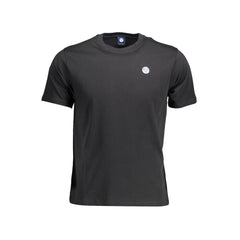 North Sails Black Cotton Men T-Shirt -   -  North Sails.