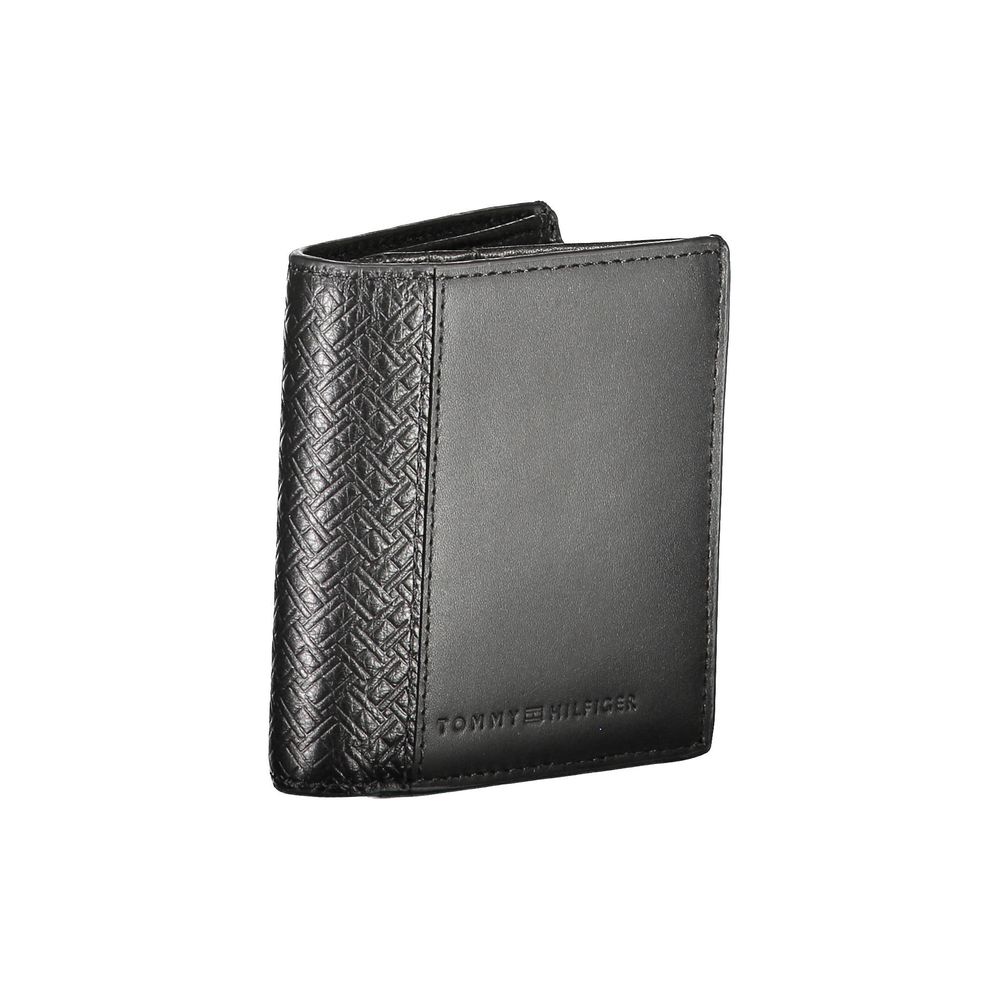 Tommy Hilfiger Black Leather Men Wallet -  Leather Wallet for Men -  Tommy Hilfiger.