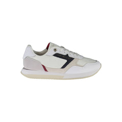 Tommy Hilfiger White Leather Women Sneaker -   -  Tommy Hilfiger.