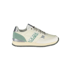 Napapijri Chic White Lace-Up Sports Sneakers with Contrast Detail -   -  Napapijri.