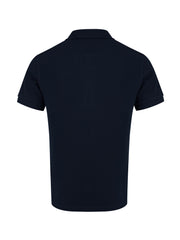 Burberry Navy Blue Cotton Collared Polo Shirt -   -  Burberry.