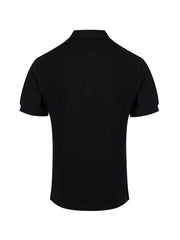 Burberry Black Cotton Collared Polo Shirt -   -  Burberry.