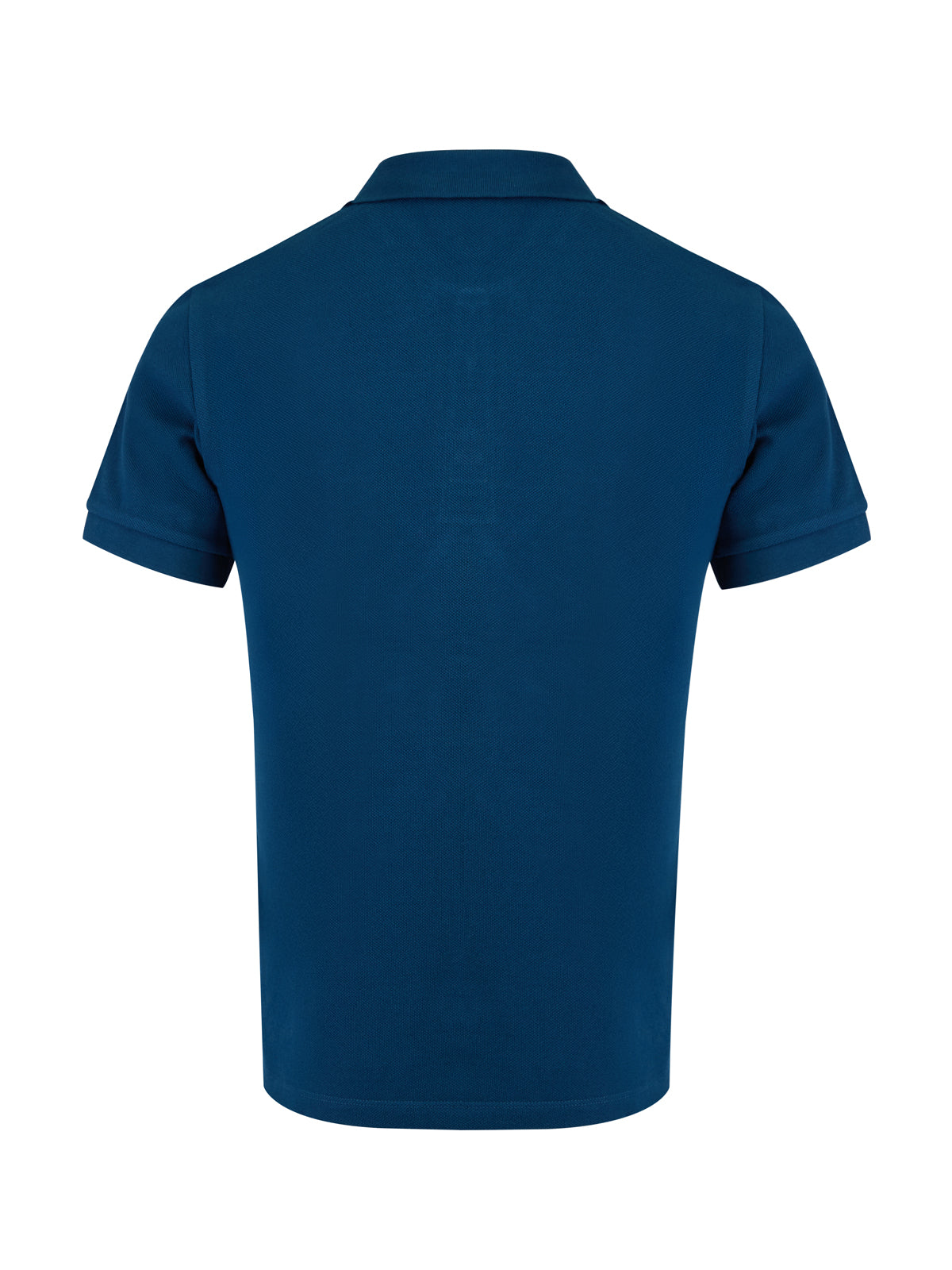Burberry Deep Teal Blue Cotton Collared Polo Shirt -   -  Burberry.