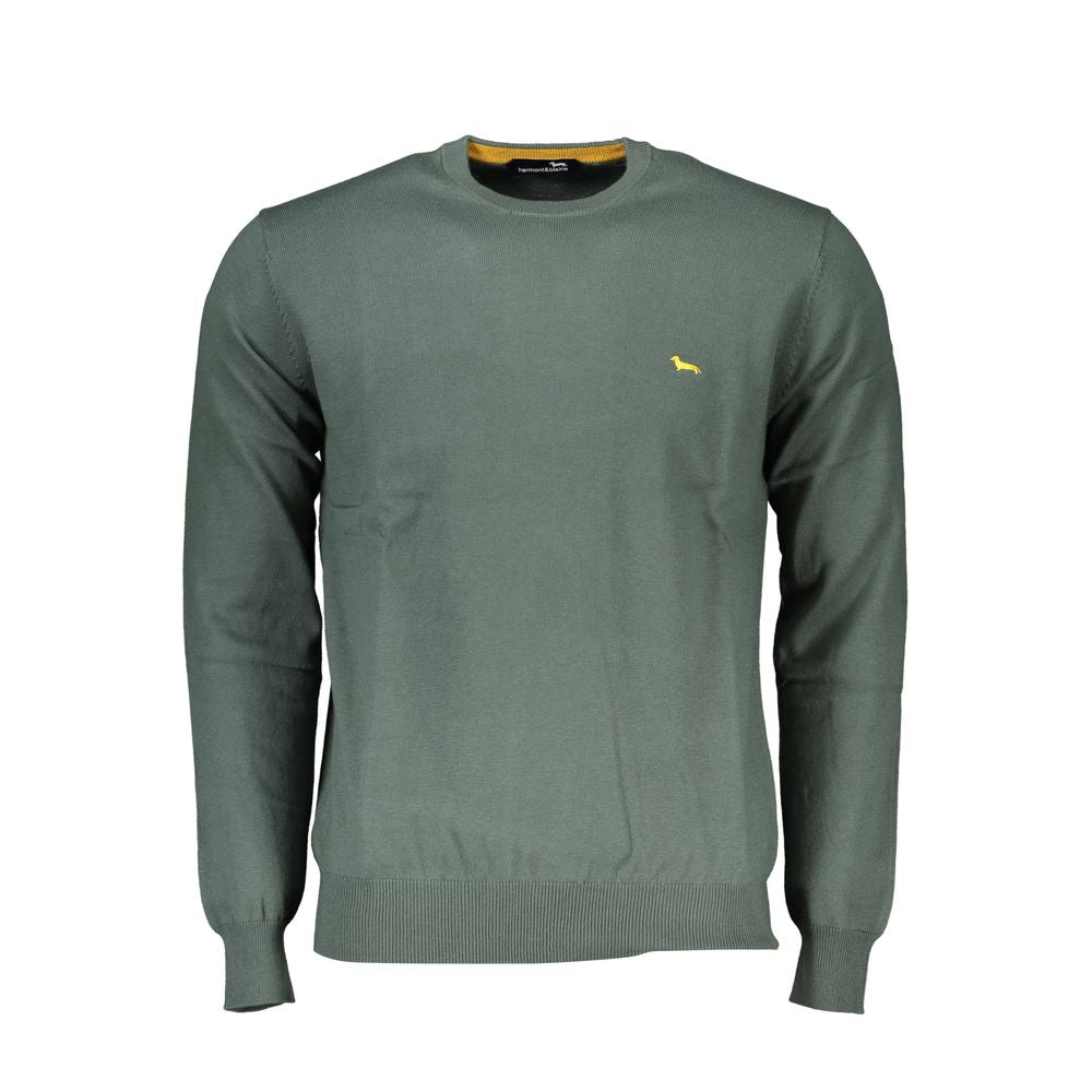 Harmont & Blaine Sophisticated Crew Neck Embroidered Sweater -   -  Harmont & Blaine.