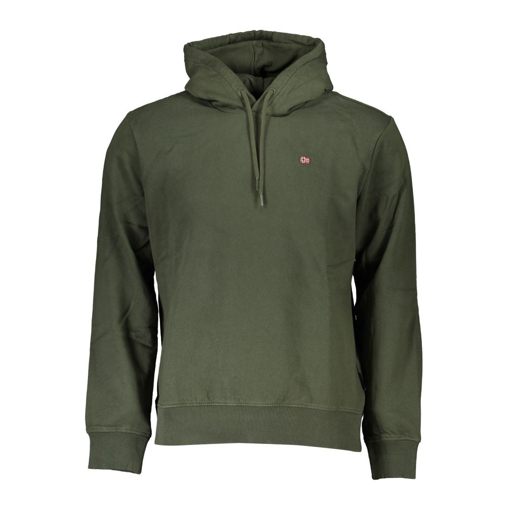 Napapijri Green Cotton Men Sweater -   -  Napapijri.