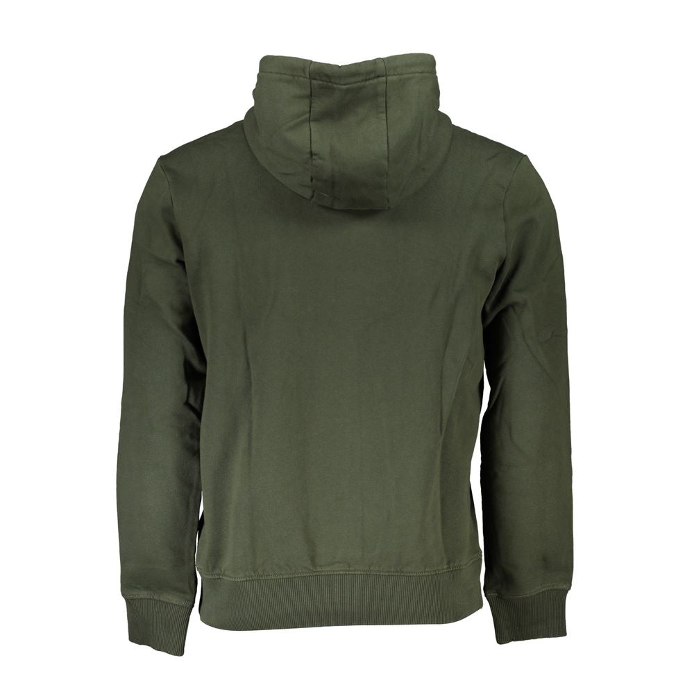 Napapijri Green Cotton Men Sweater -   -  Napapijri.
