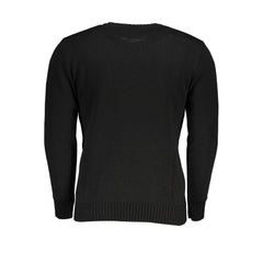 U.S. Grand Polo Black Marabou Men Sweater -   -  U.S. Grand Polo.