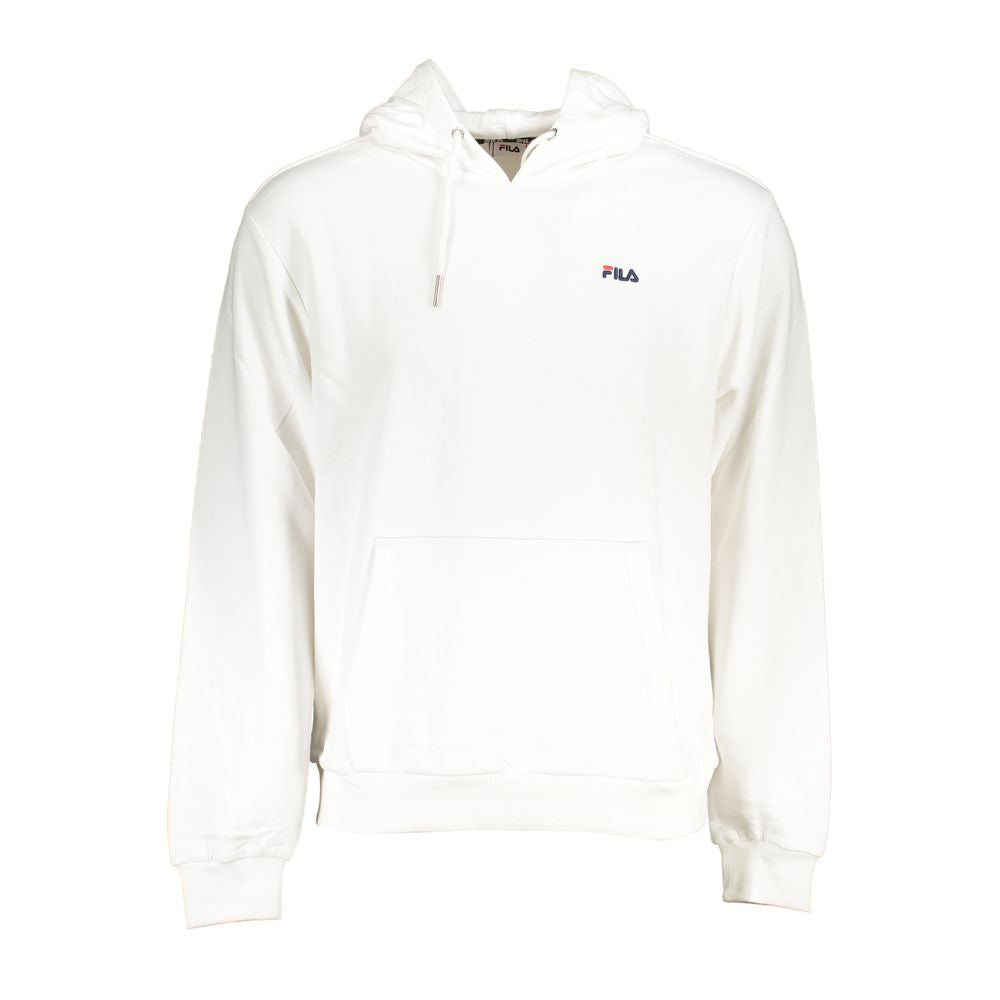 Fila Chic White Cotton Blend Hooded Sweater -   -  Fila.