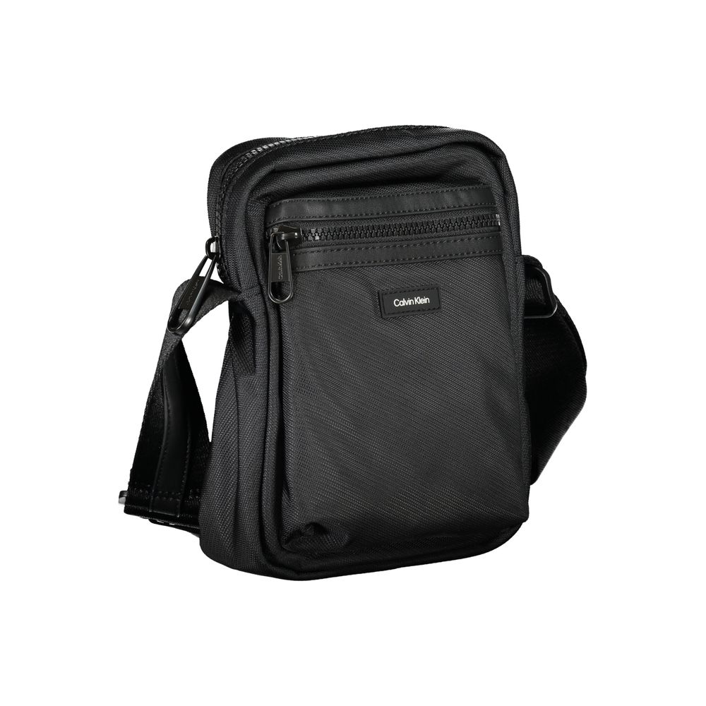 Calvin Klein Sleek Black Recycled Shoulder Bag -  Shoulder Bag for Men -  Calvin Klein.