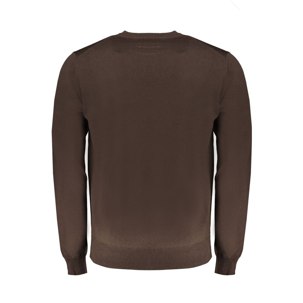 Harmont & Blaine Brown Wool Sweater -   -  Harmont & Blaine.