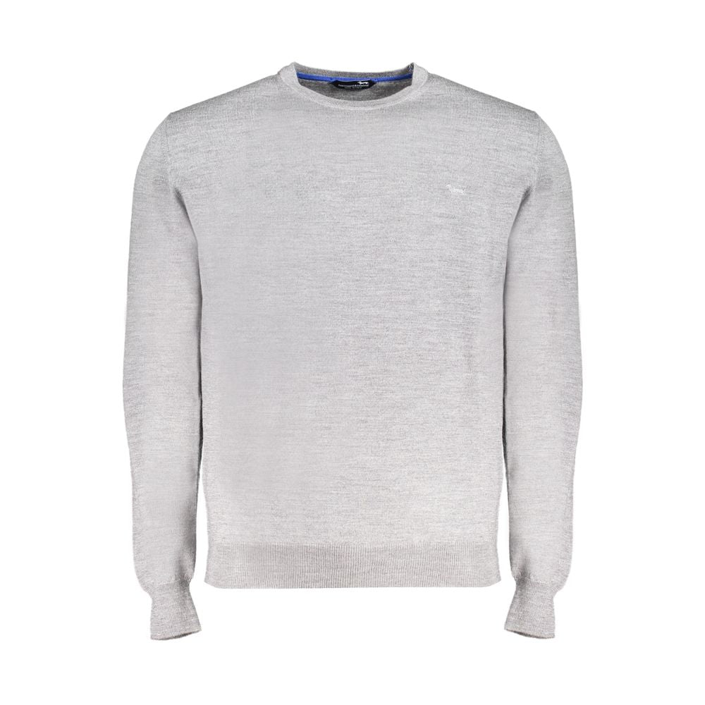 Harmont & Blaine Gray Wool Sweater -   -  Harmont & Blaine.