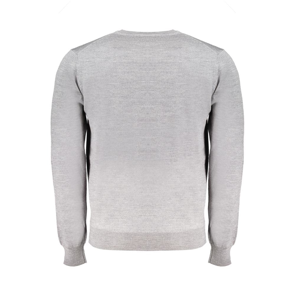 Harmont & Blaine Gray Wool Sweater -   -  Harmont & Blaine.