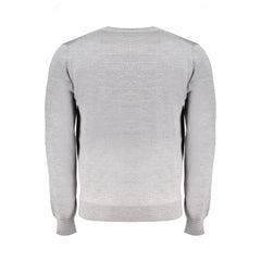 Harmont & Blaine Gray Wool Sweater -   -  Harmont & Blaine.