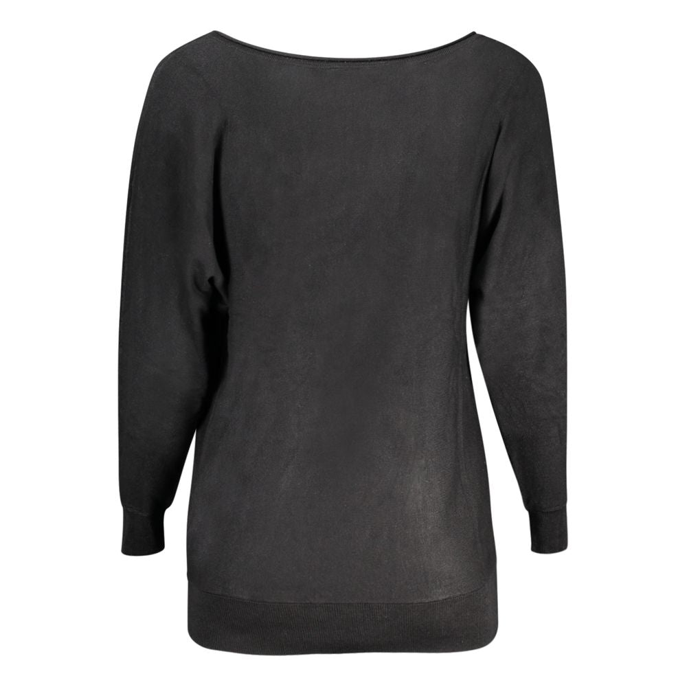 Guess Jeans Black Viscose Sweater -   -  Guess Jeans.