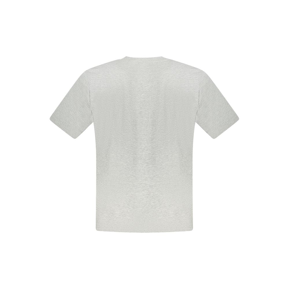 North Sails Gray Cotton Men T-Shirt -   -  North Sails.