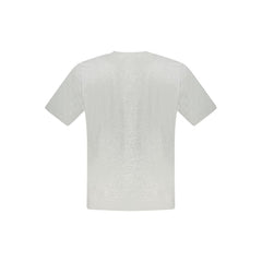 North Sails Gray Cotton Men T-Shirt -   -  North Sails.