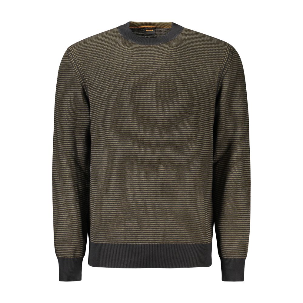 Hugo Boss Black Cotton Men Sweater -   -  Hugo Boss.