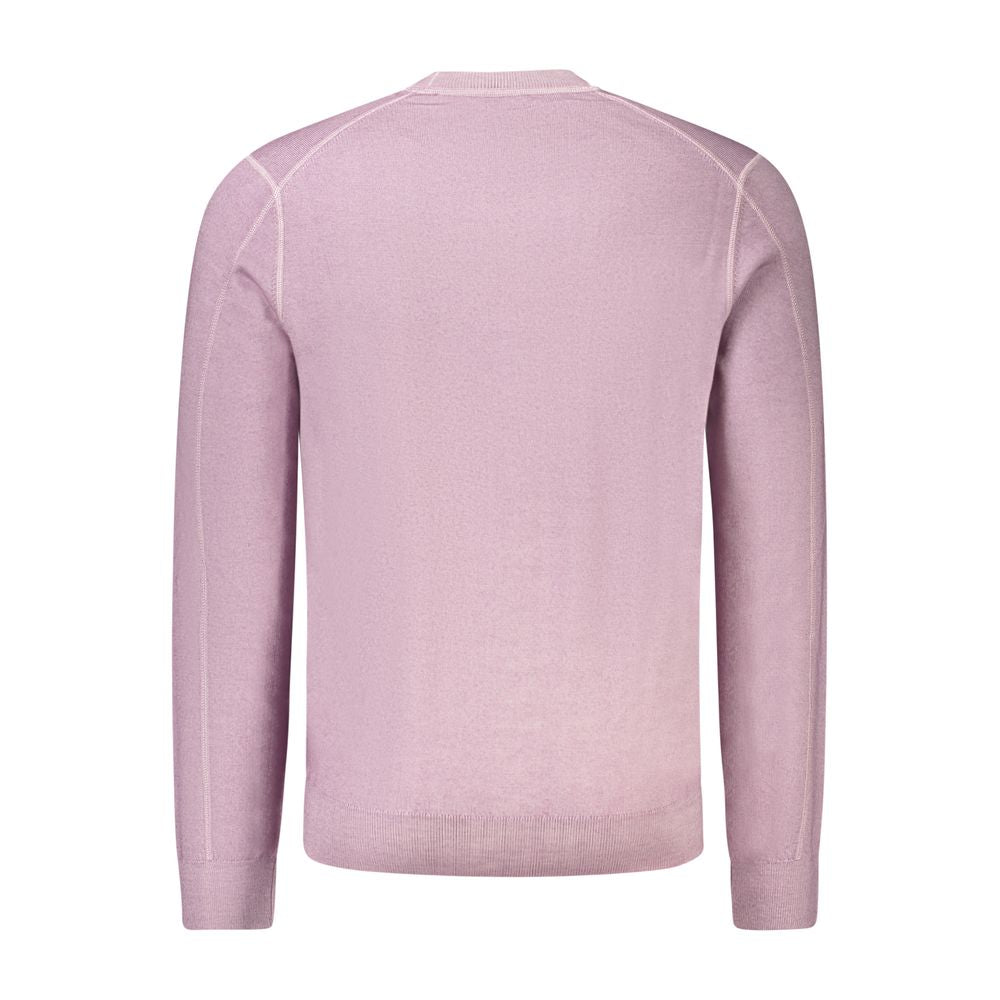 Hugo Boss Purple Wool Men Sweater -   -  Hugo Boss.