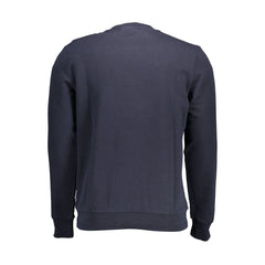 Napapijri Blue Cotton Men Sweater -   -  Napapijri.