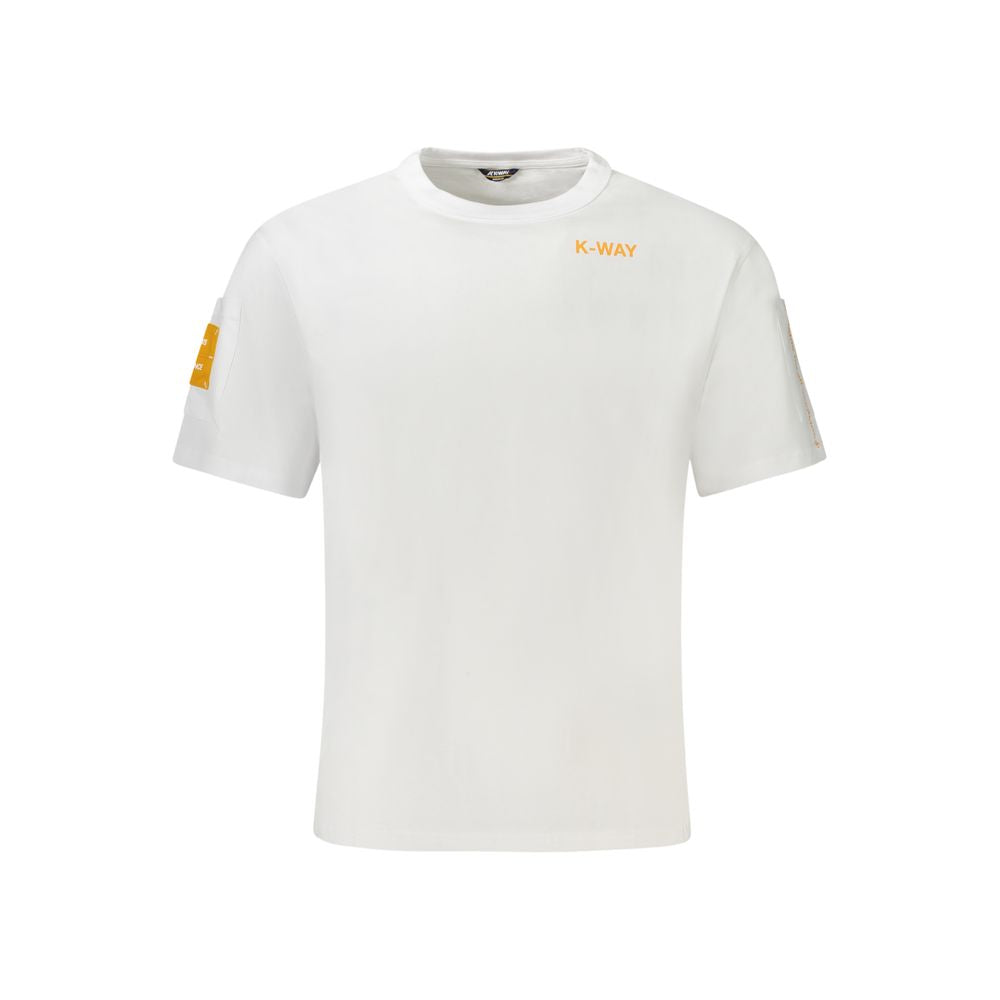K-WAY White Cotton Men T-Shirt -   -  K-WAY.