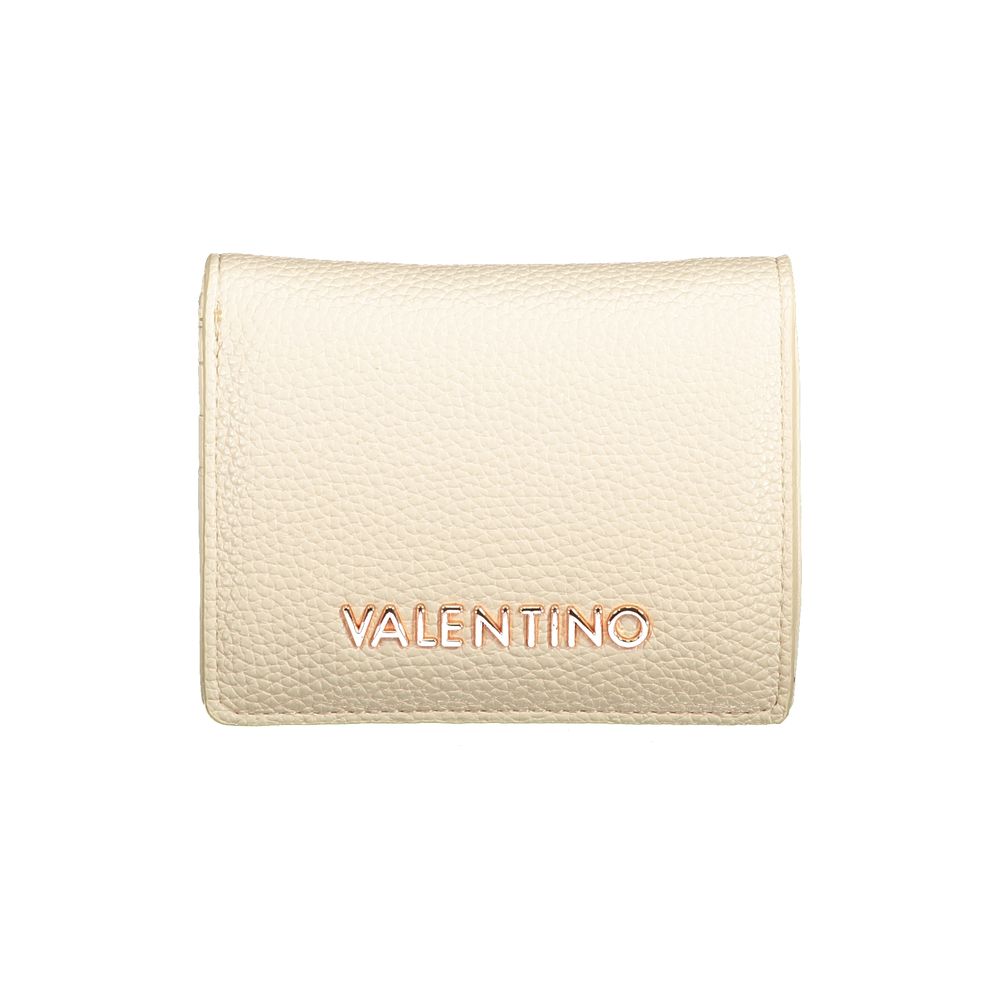 Valentino - Polished Textured Polyethylene Wallet with Coin Purse - Beige