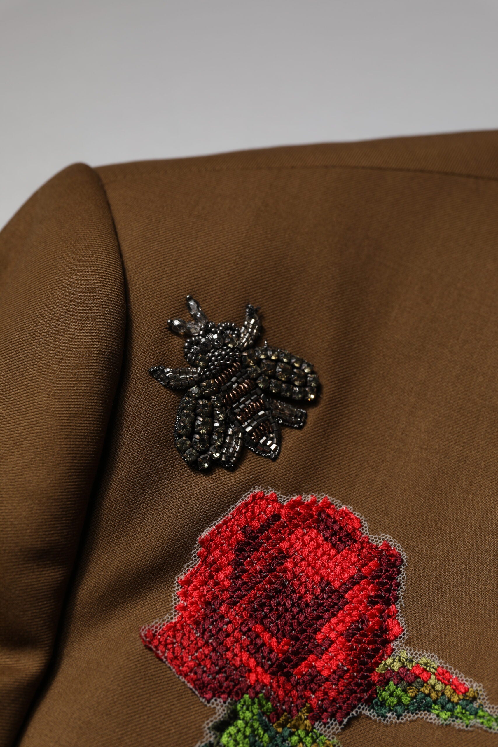 Dolce & Gabbana Brown MARTINI Single Breasted Coat Blazer -   -  Dolce & Gabbana.