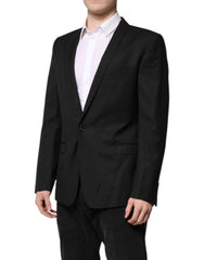 Dolce & Gabbana Black GOLD Single Breasted Suit Coat Blazer -   -  Dolce & Gabbana.