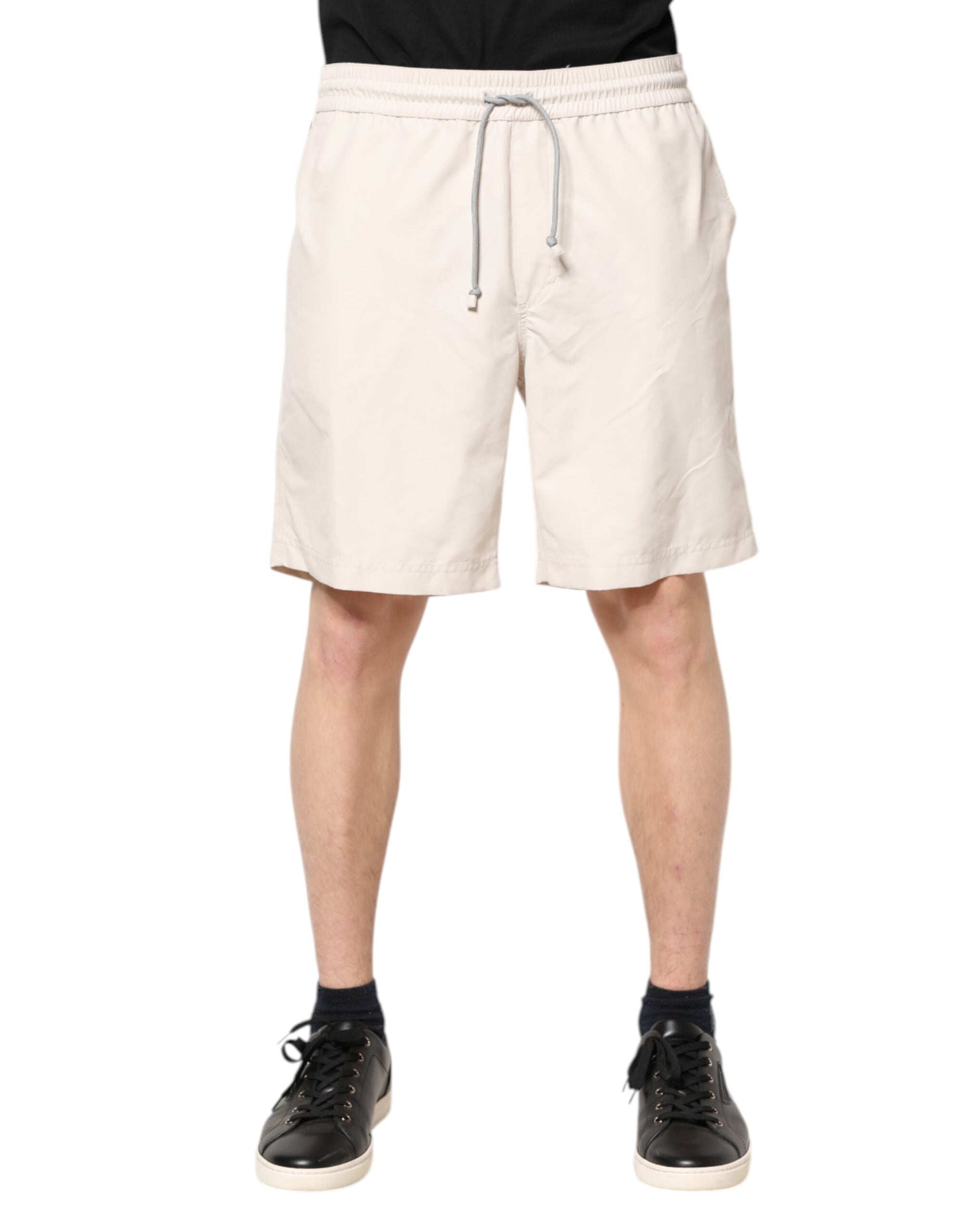 Brunello Cucinelli Off White Logo Men Bermuda Sweatshorts Shorts -   -  Brunello Cucinelli.