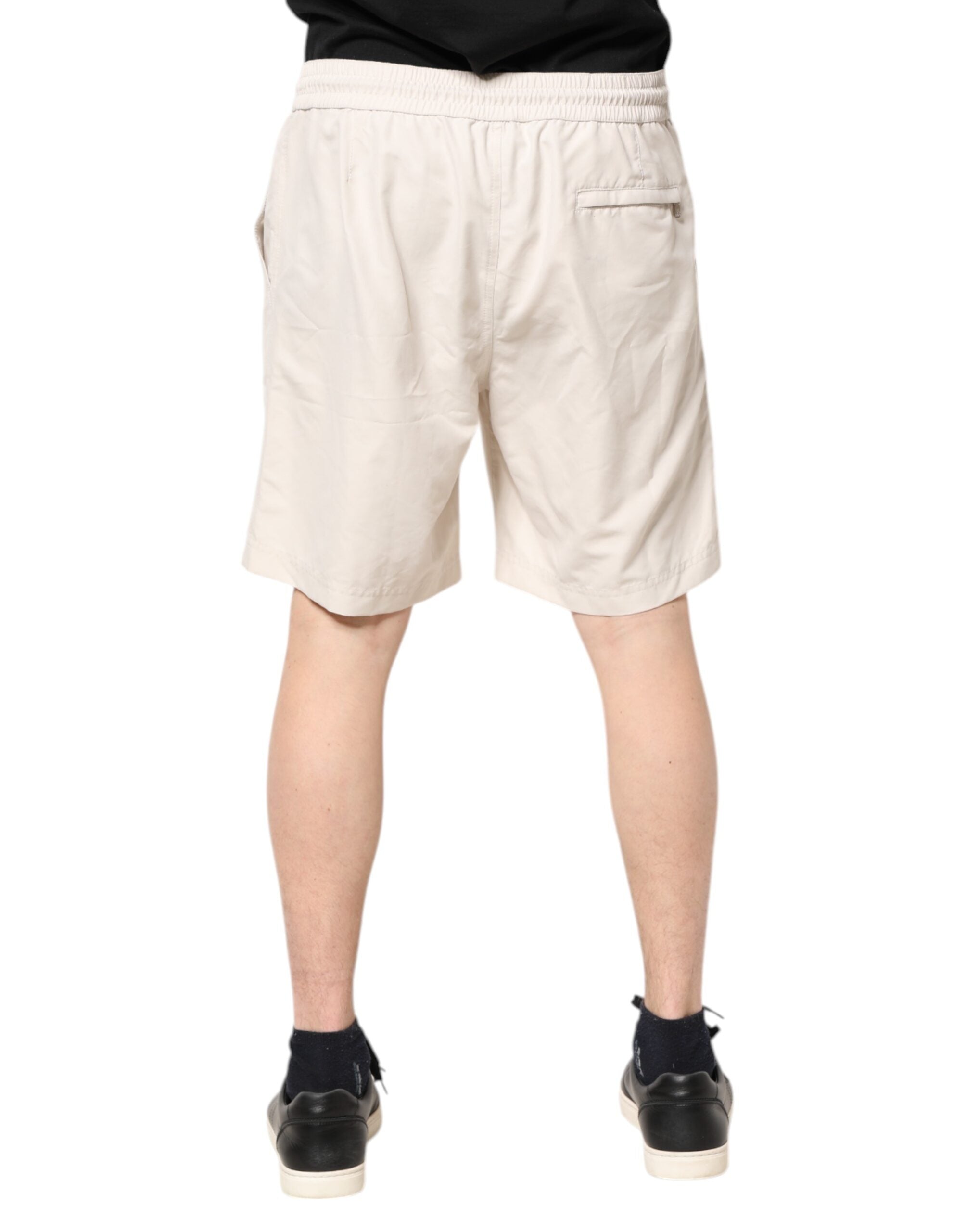 Brunello Cucinelli Off White Logo Men Bermuda Sweatshorts Shorts -   -  Brunello Cucinelli.