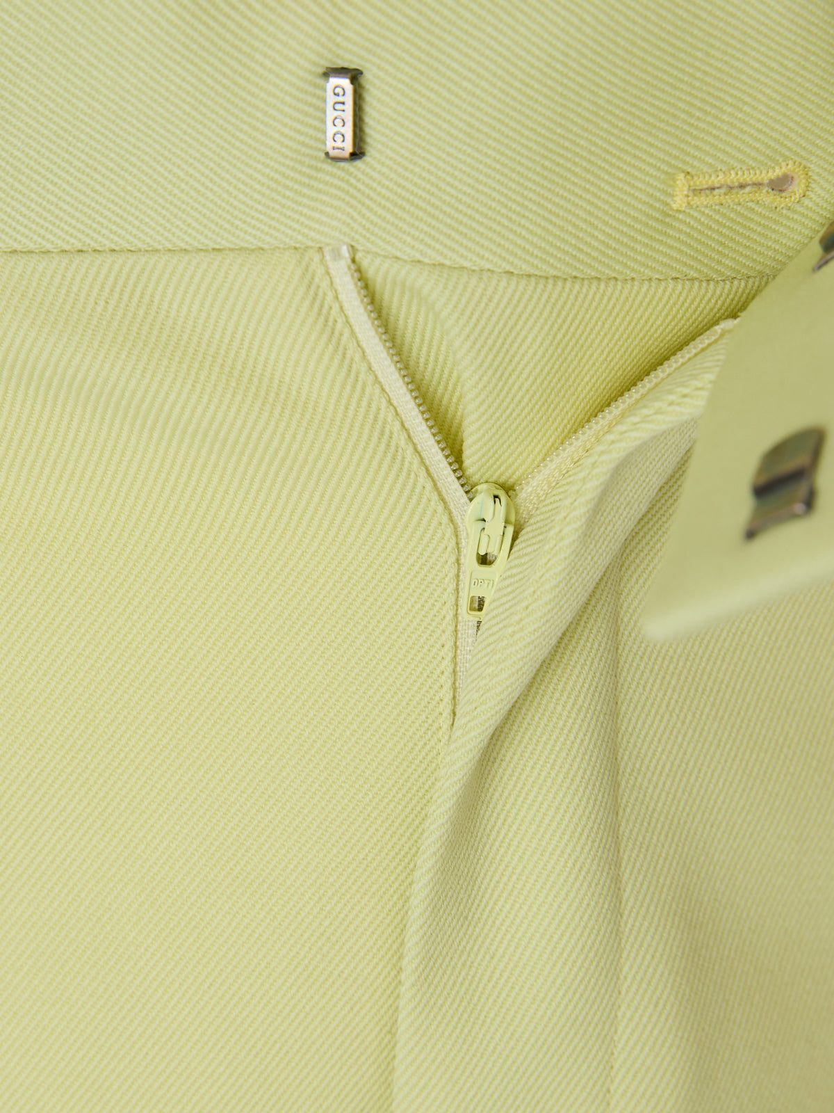 Gucci Lime Yellow Polyester Pants -   -  Gucci.
