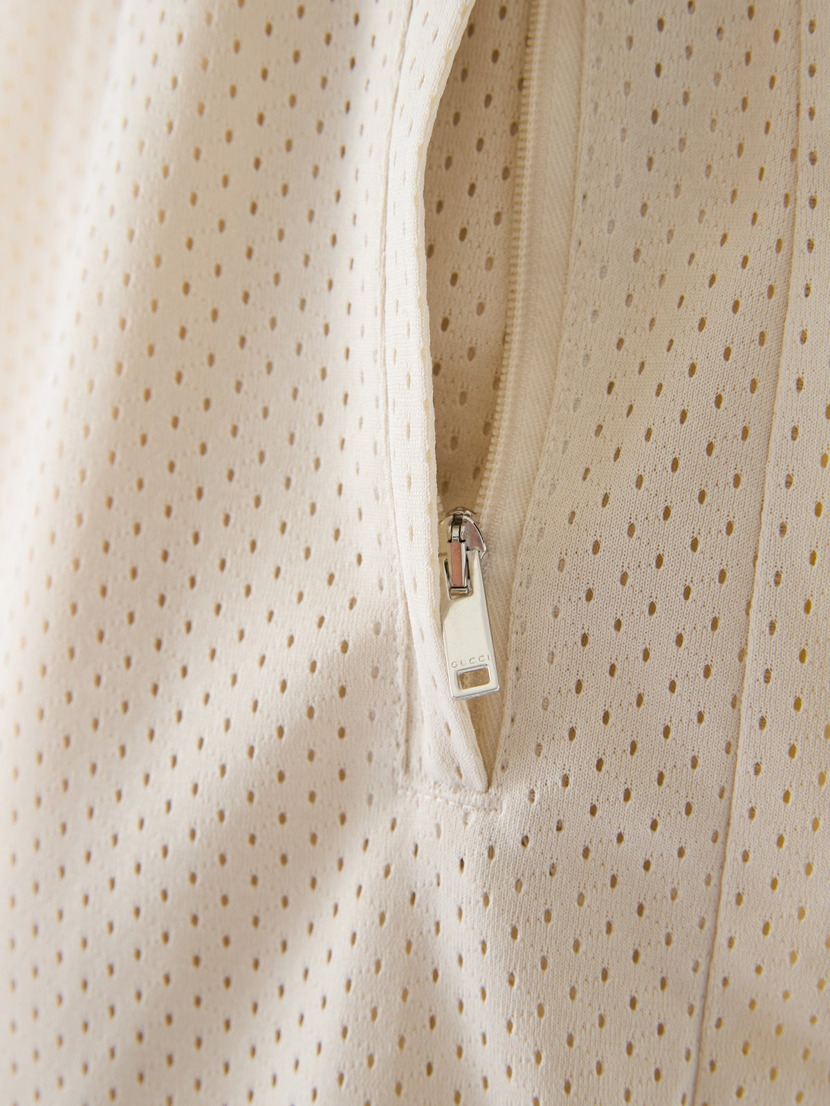 Gucci Cream polyester  Logo Shorts -   -  Gucci.