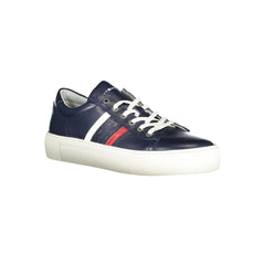 Tommy Hilfiger Blue Leather Men Sneaker -   -  Tommy Hilfiger.