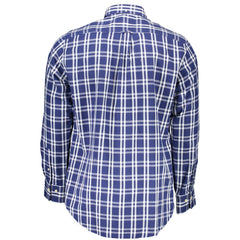 Gant Blue Cotton Men Shirt -   -  Gant.