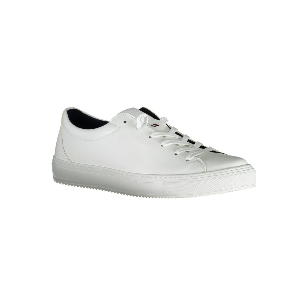 Tommy Hilfiger White Synthetic Men Sneaker -   -  Tommy Hilfiger.