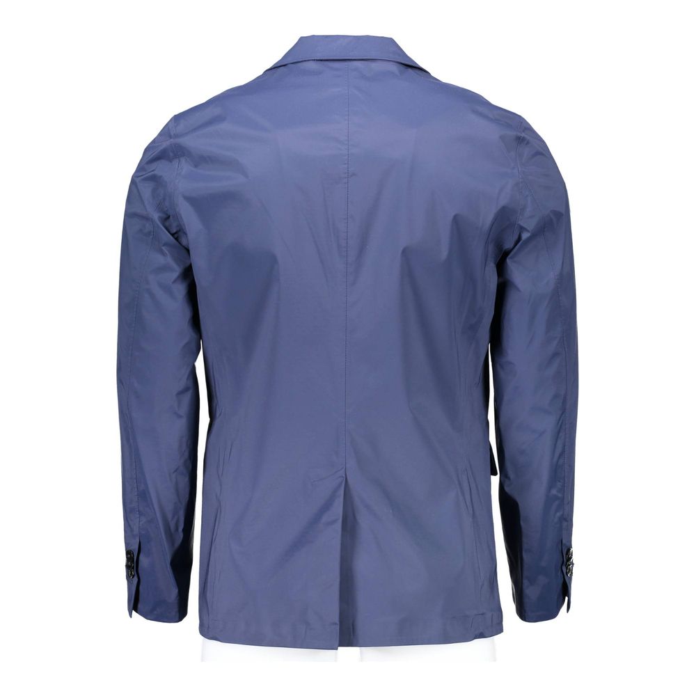 Gant Blue Nylon Men Jacket -   -  Gant.