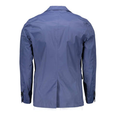 Gant Blue Nylon Men Jacket -   -  Gant.