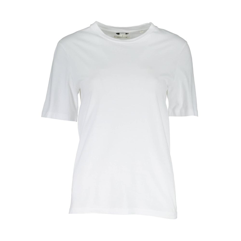 Gant White Cotton Men T-Shirt -   -  Gant.