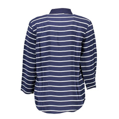 Gant Blue Viscose Women Polo Shirt -   -  Gant.
