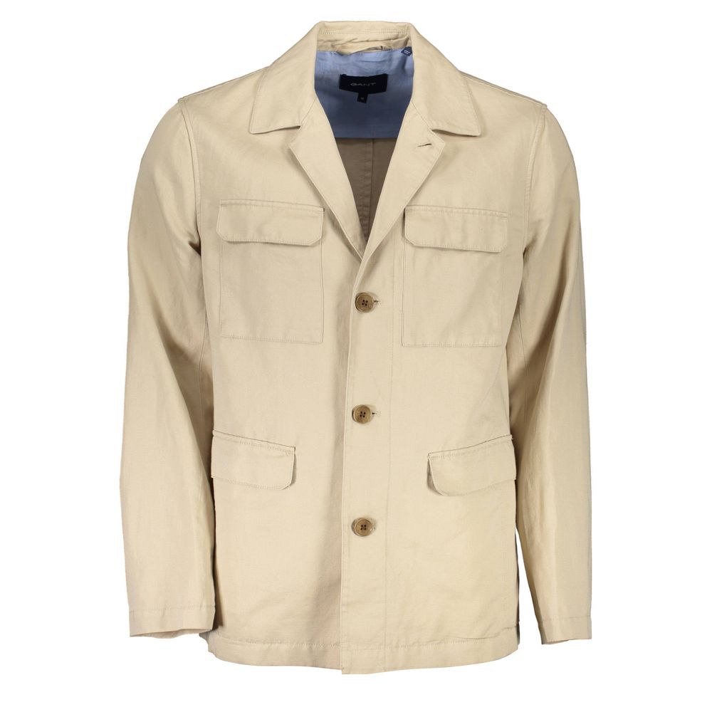 Gant Beige Cotton Jacket -   -  Gant.