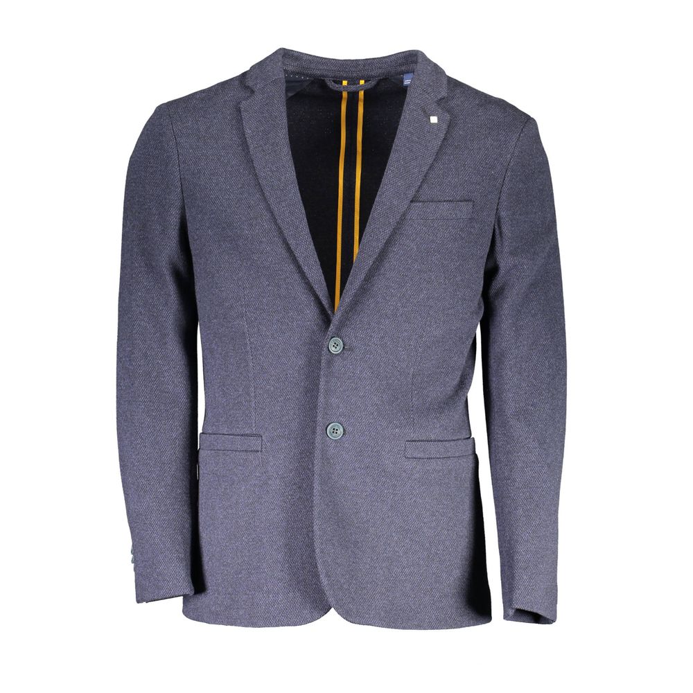 Gant Blue Cotton Men Jacket -   -  Gant.