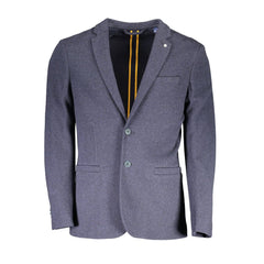Gant Blue Cotton Men Jacket -   -  Gant.