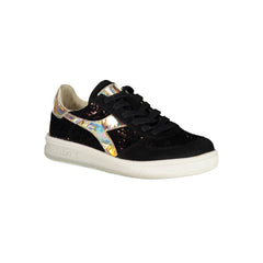 Diadora Black Leather Women Sneaker -   -  Diadora.