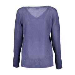 U.S. POLO ASSN. Blue Acrylic Women Sweater -   -  U.S. POLO ASSN..