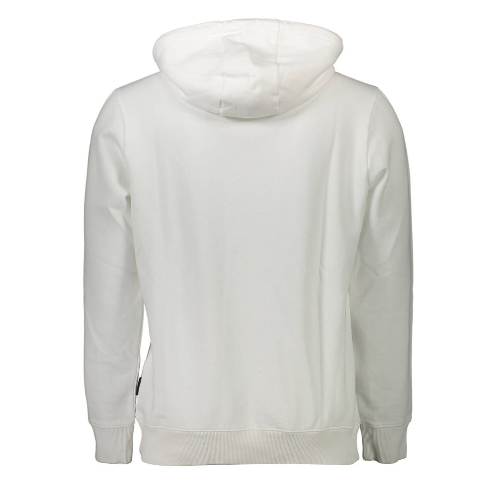 Napapijri White Cotton Men Sweater -   -  Napapijri.