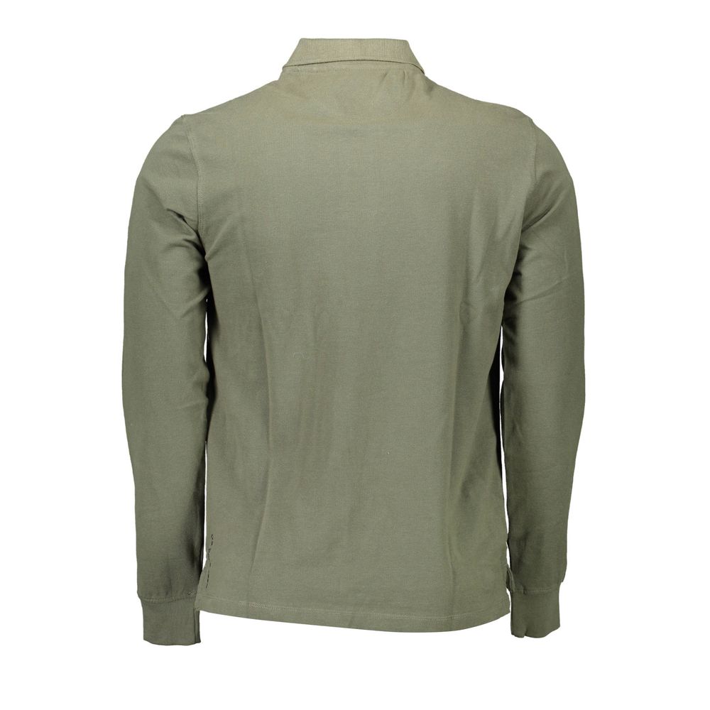 U.S. POLO ASSN. Green Cotton Men Polo Shirt -   -  U.S. POLO ASSN..