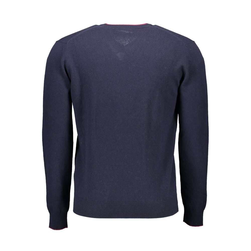 Harmont & Blaine Blue Wool Men Sweater -   -  Harmont & Blaine.