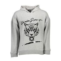 Plein Sport Gray Cotton Men Sweater -   -  Plein Sport.