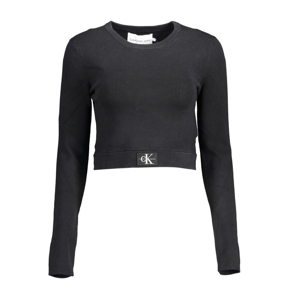 Calvin Klein Black Lyocell Women Sweater -   -  Calvin Klein.