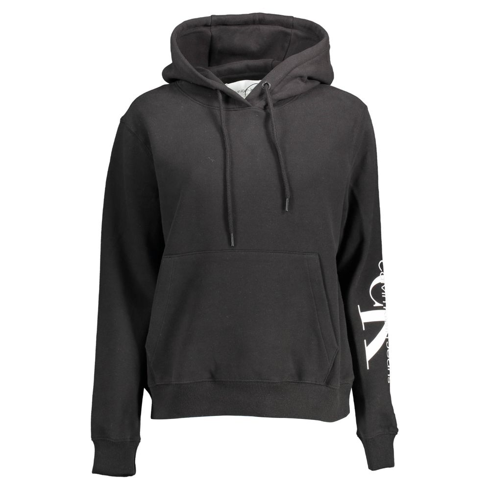 Calvin Klein Black Cotton Women Sweatshirt -   -  Calvin Klein.